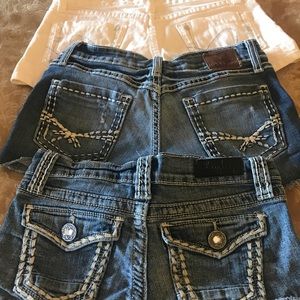 BKE denim shorts